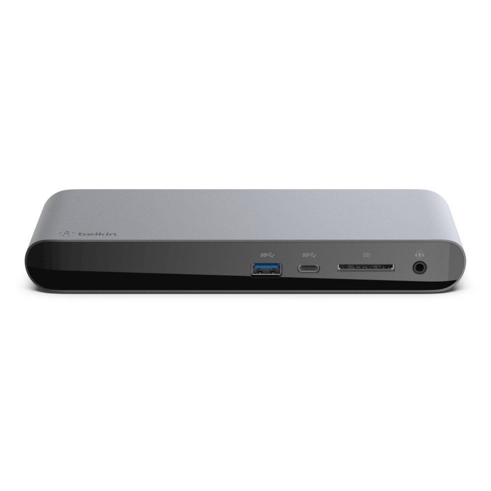 Stacja dokująca + zasilacz Belkin Thunderbolt 3 Dock Pro 170W PSU 1xDisplayPort/5xUSB-A/1xUSB-C/2xThunderbolt 3/1xRJ45 Gigabit/1xSD Card reader/1xAudio