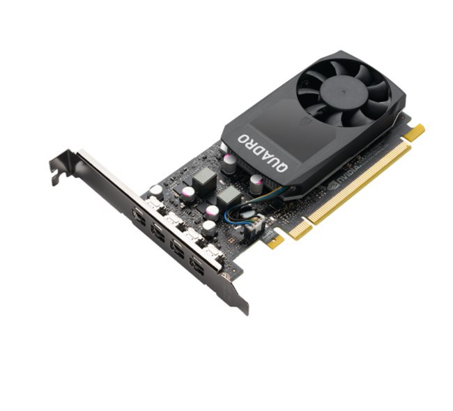 Karta graficzna PNY NVIDIA P1000  V2 LowProfile  4 GB GDDR5, PCIe  3.0 x16,  4x Mini DP 1.4, LP bracket, 4x mDP to DP adapter, Retail