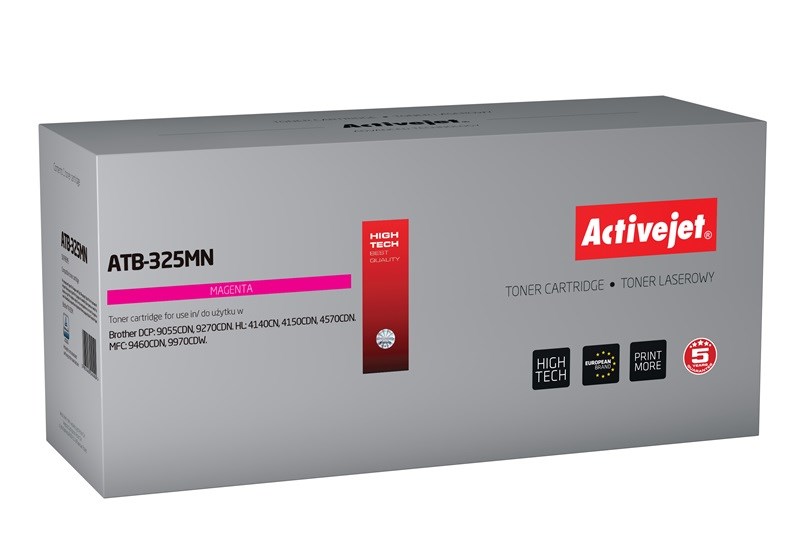 Activejet ATB-325MN Toner (zamiennik Brother TN-325M; Supreme; 3500 stron; czerwony)