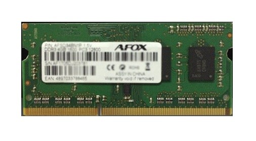 AFOX SO-DIMM DDR3 8GB 1600MHZ  AFSD38BK1P