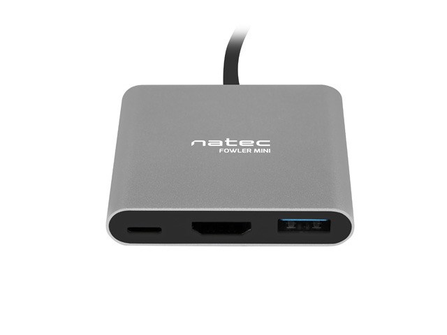 NATEC MULTI PORT FOWLER MINI (USB-C PD, USB 3.0, HDMI 4K) NMP-1607