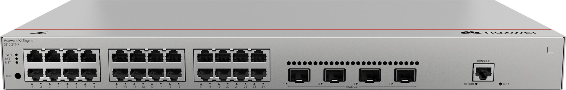 Huawei S310-24T4X Gigabit Ethernet (10/100/1000) 1U Szary