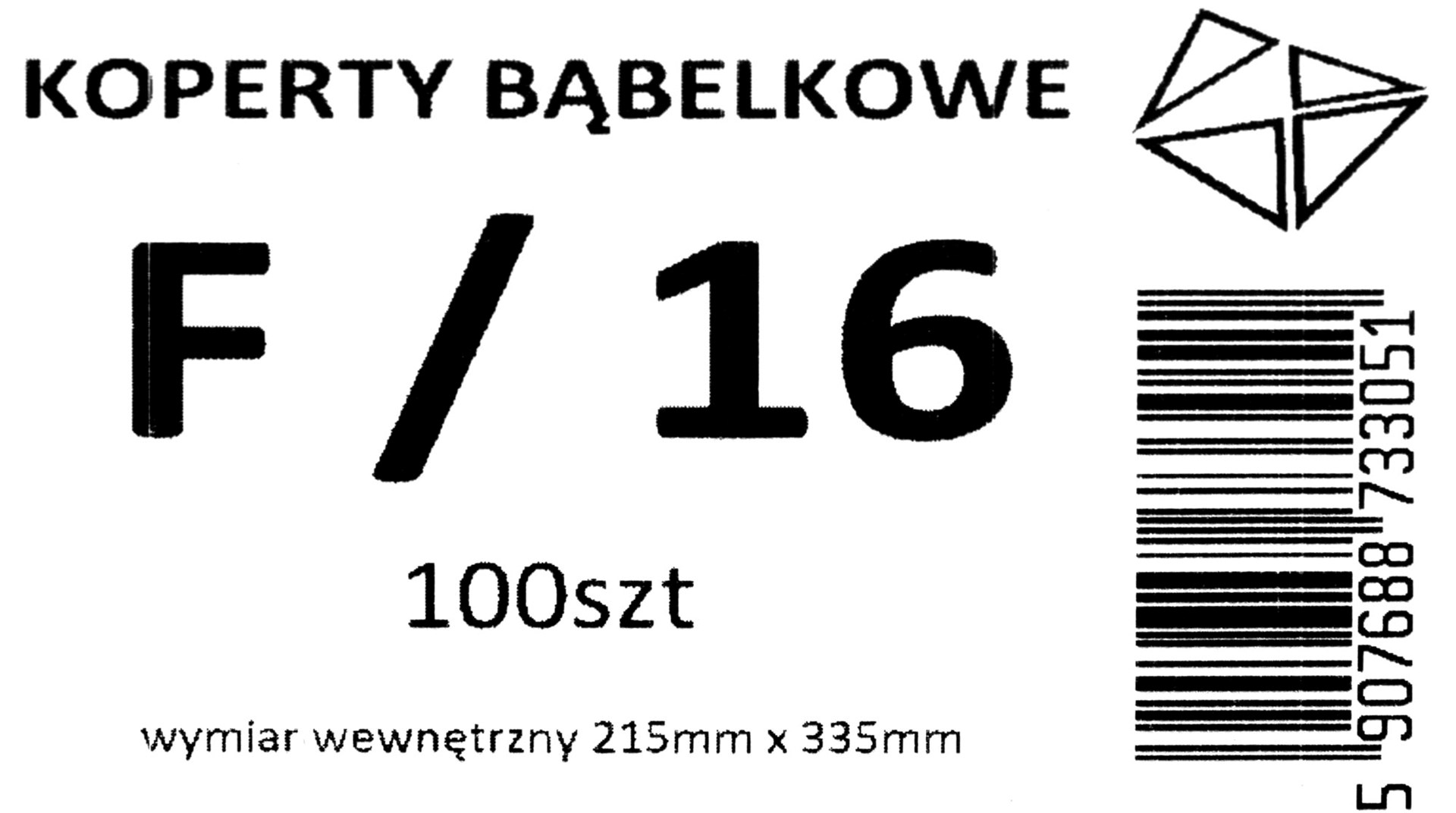 KOPERTY BĄBELKOWE POWIETRZNE F16 220x340 100SZT